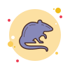 Силуэт крысы icon