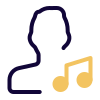 externe-musik-gemeinsam-auf-einem-web-messenger-von-einzelnem-benutzer-closeupman-solid-tal-revivo icon