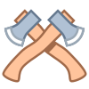 axes croisés icon