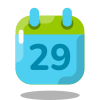 Kalender 29 icon