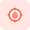 Targeting a specific type of blood rh icon