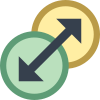 Transition Both Directions icon