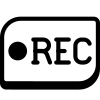 Registrare video icon