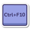 Ctrl + F10 icon