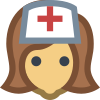 Krankenschwester weiblich icon