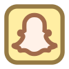 Snapchat-Quadrat icon