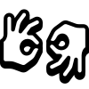 Interpretación de lengua de signos icon