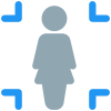 Crop function of user handling computer layout icon