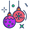 Christmas Baubles icon