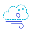 temps venteux icon