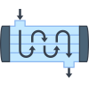 シェルとチューブの熱交換器 icon