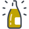 Bottiglia di champagne icon