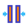 Fusionner verticalement icon