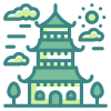 Pagoda icon