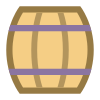 Barril de cerveja de madeira icon