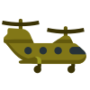 helicóptero doble icon