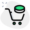 Purchasing a medicine over-the-counter isolate white background icon