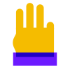 三根手指 icon