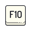 Клавиша F10 icon