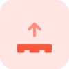 Pallet up indication for material handling instruction icon