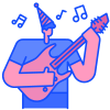 Guitarist icon