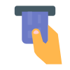 cartão de inserção manual icon