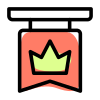 Honorary mention of kingdom Medal Of Honor with a crown icon