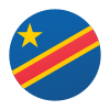 Demokratische-Republik-Kongo-Flaggenkreis icon