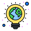 Ecologic Light Bulb icon