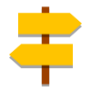 Signpost icon