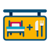 Bed And Breakfast icon