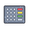 Teclado de código pin icon
