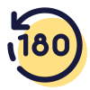 180回転 icon