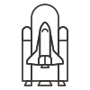 Space shuttle icon