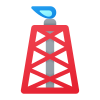 Impianto di perforazione di gas icon