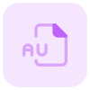 The Au file format is a simple audio file format introduced by Sun Microsystems icon