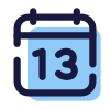 Calendrier 13 icon