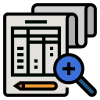 Data monitoring icon