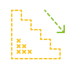 Treppe runter icon