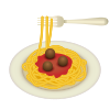스파게티 이모티콘 icon
