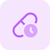 Medication to be taken at certain time icon