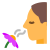 eine Blume riechen icon