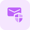 Email shield protection icon