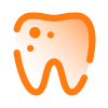 Caries dental icon