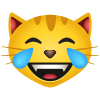 喜びの涙を流す猫 icon