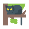 Cat on the Tree icon