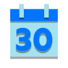 Календарь 30 icon