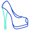 Peep Toe Shoe icon