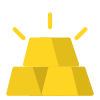 Goldbarren icon