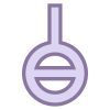 Symbole d&#39;agender icon
